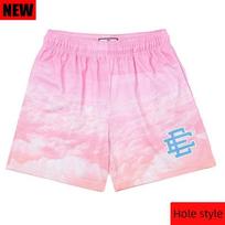 24S Madingi Vakarų Kranto Naujienos EE Krepšinio Šortai Athleisure Didelio Dydžio Kvėpuojantys Tinklelio Pusilgiai Šortai Vyrams Pink(Large Mesh Single Layer) XXL white