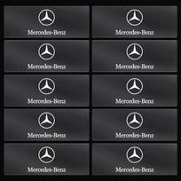 Automobilio vairo 3D lipdukai Emblema Ženklelis Automobilio stilius Mercedes Benz W176 W246 W212 W204 C117 X156 A B C E Ml Gl Cla