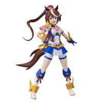 BANDAI SPIRITS 30MS Tokai Teio from Uma Musume Pretty Derby Plastic Model Kit Pre-colored brown