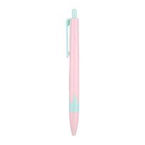 Dopamine Color Block Ballpoint Pen - Student Gift & Creative Office Signing Pen Black Ink white