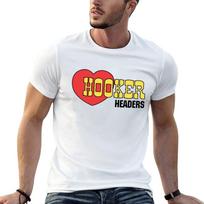 Hooker Headers T-Shirt Tough Fabric Work Tee XXXXL white