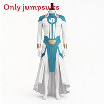 Invincible Character Costume With Polyester Material For Anime And Gaming Cosplay S white