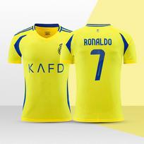 Men's Short Sleeve Football Jersey Top Only L yellow