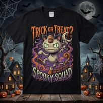 NEW! Funny Halloween Poke Anime,Creepy Horror Halloween Black Unisex T-Shirt S gray
