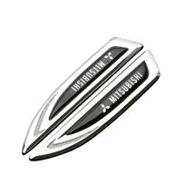 Car Fender Side Trunk Emblem Sticker for Mitsubishi Ralliart Lancer ASX L200 EVO Colt Pajero Outlander Eclipse Galant Montero YG2