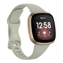 Universalus TPU laikrodžio dirželis, dydis, skirtas Fitbit Versa 4 / Versa 3 / Sense:S S tamsiai pilka spalva
