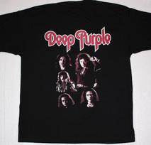 Deep Purple Band Legend Men T-shirt Black Cotton Tee Sizes S to 4XL Unisex T-Shirt XL black