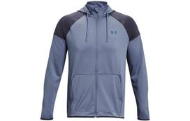 Under Armour RUSH Jackets Men's Purple Hooded Moderate Other 1373719-767 L gray
