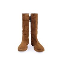 Elegant Polyester Anime Cosplay Costume For Frieren Characters All Sizes Available Shoes,38≈Foot Length24cm/9.6in brown