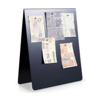 Magnetic Bulletin Board Double Sided Display Board with for Magnetic Display Magnetic Board One Size gray
