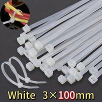2000/100Pcs Self Locking Nylon Cable Ties Plastic Cord Tie Heavy Duty Cables Fastening Rings Loop Hardware Organizer Wire Straps 400pcs