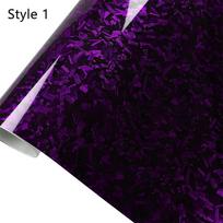 50x30CM Carbon Fiber Vinyl Film 3D/6D Matte Effect High Gloss Car Sticker Self-adhesive Forged Carbon Fiber blue