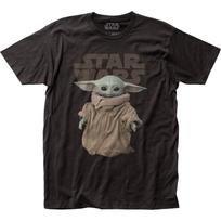 Žvaigždžių karai: Mandalorianas The Child Slim Fit Suaugusiųjų marškinėliai 3XL gray