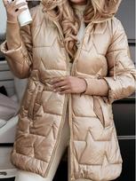 Winter Long Sleeve Zip-Up Hoodie Cotton Jacket with Hood XXXL