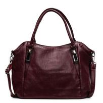 Women's Bag Large Carry-on Bag Fashion Large Capacity Casual Mother Single Shoulder Oblique Span Bag purpurinė raudona spalva