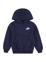 Nike Sportswear Megztinis be užsegimo 'Club Fleece' tamsiai mėlyna / balta