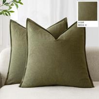 Dekoratyvinės lininės pagalvių užvalkalai Natūralūs Boho Sodybos Neutralūs Kalėdiniai Sofa mesti pagalvės lovai Pakuotė 2 Akcentinis pagalvės užvalkalas 45x45cm beige