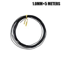 Aluminum Bonsai Wire Rolls Plant Support Bend Fixing Strings Modelling Tree Training Wires DIY Soft Metal Wires Garden Supplies (as the picture,1Roll (5m)) black