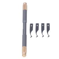BGA Knife Chip Repair Blade Glue Remover Blade CPU Thin Blade Tool Set Kit for Maintenance Grey