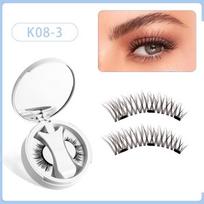 Magnetinės Dirbtinės Blakstienos Be Klijų Natūralios Daugkartinio Naudojimo Blakstienų Rinkinys 1PCS beige