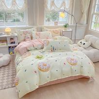 3pcs printed duvet set (1* duvet set + 2 * pillowcase, no core), bedding set, soft and comfortable, all-season 200x230cm gray