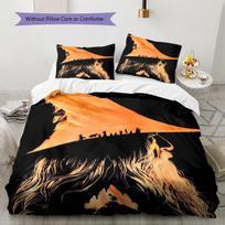Gandalf Bedding Set, 1 Duvet Cover & 2 Pillowcases, Suitable for Home, Ideal Gift for Lord of the Rings Fans 200x200cm