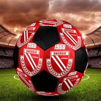Energie Cottbus Salės futbolo kamuolys Spalvingas Mašininio siuvimo PVC Dydis 5 Komandinės treniruotės Varžyboms Paruoštas Patvarus Aukšto atšokimo Šauni sporto dovana white
