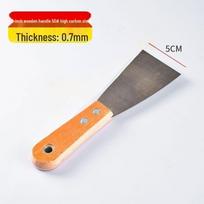 Thickened Wooden Handle Putty Knife: Multi-Purpose Scraper & Seam Cleaning Tool gray