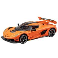 1/24 Koenigsegg Jesko Attack Lydinio Sportinio Automobilio Modelis Diecast Metalinis Lenktyninio Automobilio Modelis Simuliacinis Garsas ir Šviesa Vaikų Žaislas Dovana