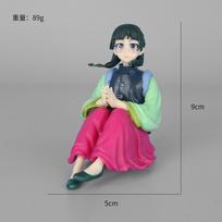 Anime figūrėlė GSC Vaistininkės dienoraščiai Maomao PVC modelis Statulėlė Darbalaukio papuošalas Kolekcinis žaislas Dovana no box gray