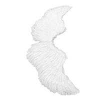 Kids Wing Props Feather Cardboard Elastic Band Adults Cosplay Costume Wing for Halloween S white