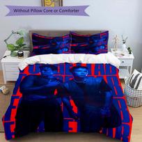 3pcs Marcus & Martinus pattern bedding set duvet cover set includes duvet cover &pillowcases, perfect all season bedroom decoration & gift 140cmx200cm