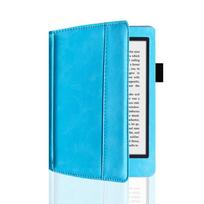 Auto Sleep/Wake 6 inch E-Reader Case Shockproof Protective Shell for Kobo Aura Edition 2 šviesiai mėlyna spalva
