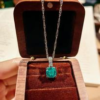 Classic Bull Head Star Anise Rose Cut Paraiba Pendant Necklace Colorful Diamond Stud Earrings Pink Diamond Ring Sea Blue Bracelet black