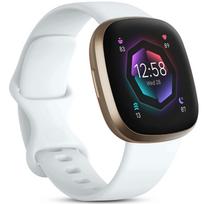 Silikoninė apyrankė Fitbit Versa 4 3 Sense 2 juostelei Išmaniojo laikrodžio priedai Pakeičiama riešo apyrankė Sportinė apyrankė Fitbit Versa 3 juostelė For Fitbit Versa 3&S (5.5- 6.7inch)