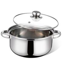 Baxter Hennes 304 Stainless Steel Induction Soup Pot gray