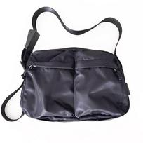 MESSENGER SHOULDER BAG 48-1068BLACK black