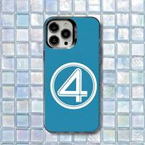 F-FANTASTIC-FOUR-4 Phone Case For iPhone 16,15,14,13,12,11,8,7,Pro,Max,Plus,Mini,XS,SE Shockproof Matte Cover iphone15plus blue