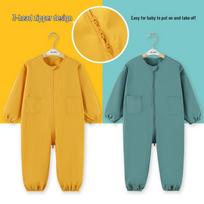 Kūdikio nepurvinami ropojimo kombinezonai rudeniui/žiemai lauko žaidimams 90cm (Fits height 82-88cm) blue