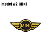 1 vnt. Automobilio stiliaus vairo emblemos lipdukai MINI Cooper One S JCW Countryman R50 R52 R53 R55 R56 F54 F55 F56 F60