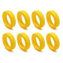 8Pcs/Set Silicone Luggage Wheels Covers Anti-Noise Wear-Resistant Suitcase Spinner Wheels Thickened Protection Cover for Travel For 1.6-2 Inch
