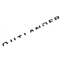 3D raidžių gaubto emblema logotipas Ženklelis Automobilių lipdukai Stiliaus automobilių priedai Formulė Mitsubishi Outlander ABS Chrome black