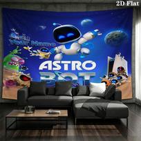 ASTRO BOT Custom Name Wall Tapestry Aesthetic Wall Hanging Printed Fabric Blanket Decorative Tapestries for Bedroom Living Room Home Decor 150cm x 200cm