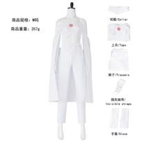 X-Men Jean Grey Cosplay Costume Anime Superhero Role Play Outfit Halloween Bodysuit for Women M white