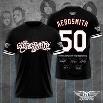 Men's T-shirt Rock Band Aerosmith 3D Printed t shirts Men Women Hip Hop Short Sleeve Tee Oversized Streetwear Tops Clothing 5XL gray