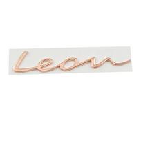 Automobilio 3D Metalinės Bagažinės Žodžiai Raidės Logotipo Lipdukai Emblema Ženklelis Lipdukas Seat Leon MK1 MK2 MK3 MK4 MK5 MK6 FR Stiliaus Aksesuarams white