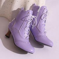 Balti Raudoni Moteriški Ankle Boots Aukštakulniai Didelis Dydis 50 39 gray