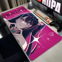 Colorful Anime Mouse Pad O-oshi no Ko E-sports Gamer Desk Mat kawaii carpet Laptop Game Accessories Large Mousepad For Best Gift 30cmx60cm