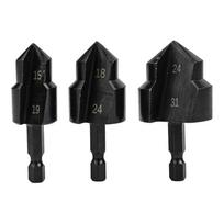 1/3pcs PPR Lifti Drill Bit Set 22/25/32mm Stepped Drill Bit For Water PVC Pipe Expander Connector Elbow Tee Plumber Tool