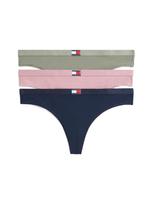 Tommy Hilfiger Underwear Siaurikės 'Heritage' tamsiai mėlyna / mėtų spalva / rožių spalva / ryškiai raudona